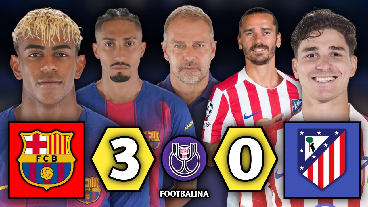 برشلونة كاد ان يقلب الطاولة على اتليتكو 😬🔥 》ملخص مباراة برشلونة 3️⃣×0️⃣ اتليتكو مدريد | مباراة نارية