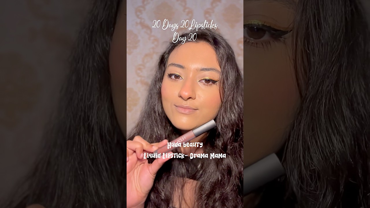 Huda beauty liquid lipstick- Drama Mama 