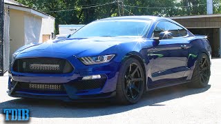 1300 HP TWIN TURBO Shelby GT350 Review: 8800RPM of FURY