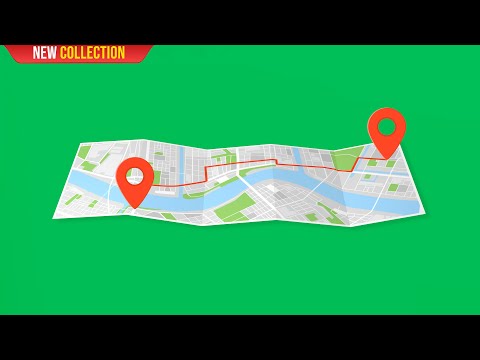 Green Screen Map Locator Animation | 4K | Global Kreators