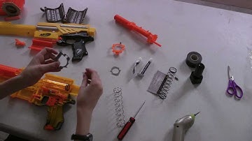 Orange Mod Works Alpha Trooper CS-18 Massacre Kit - Nerf Socom Modifications