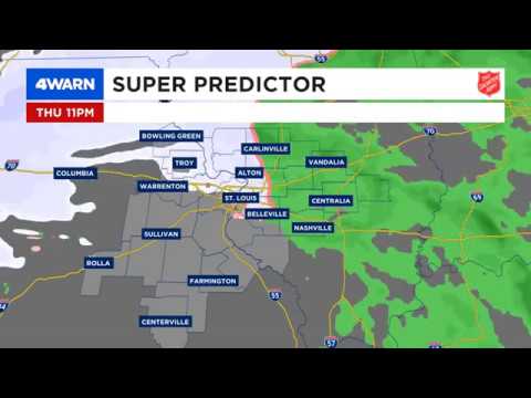 4Warn Forecast: Tracking today&#39;s and Friday&#39;s snow chances around St. Louis metro - YouTube