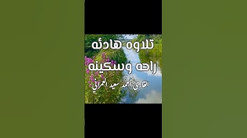 قل يا عبادي الذين أسرفوا على أنفسهم لا تقنطوا من رحمة الله، القارئ احمد سعيد العمراني