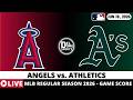 LOS ANGELES ANGELS VS ATHLETICS ⚾️ MLB Game Score Radio Play-by-Play