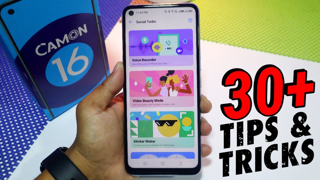 Tecno Camon 16 Tips and Tricks | HIOS 7.0 30 Plus Hidden Features | HINDI | Data Dock