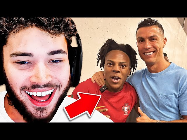 Adin Ross surprises IShowSpeed with a life-sized Ronaldo figure on the  latter's 18th birthday