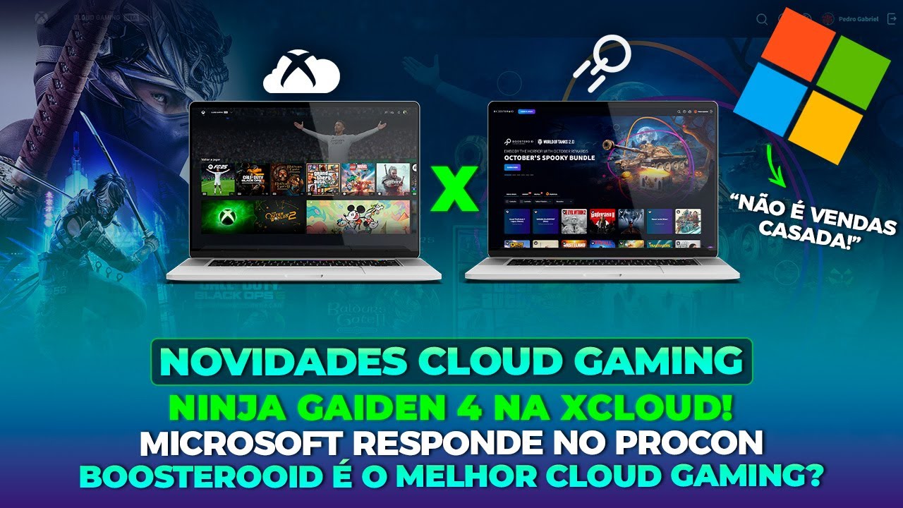 NOVIDADES CLOUD GAMING: NINJA GAIDEN 4 NO XCLOUD • MICROSOFT NO PROCON • BOOSTEROID COM FILA ZERO