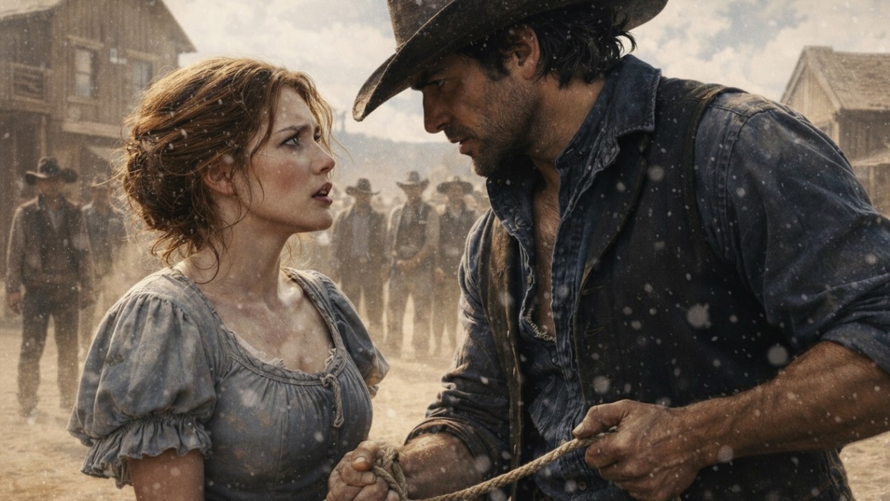 She Was About to Be Sold… Until the Cowboy Saw Her True Spirit