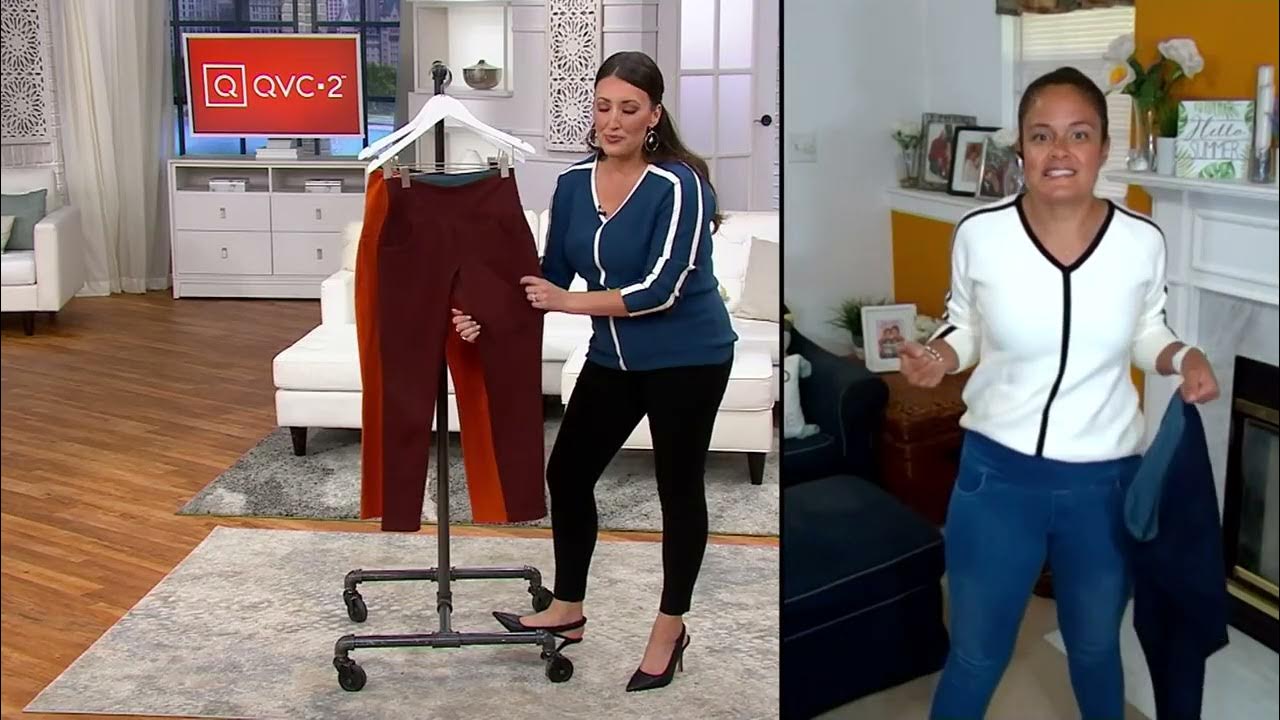 Women with Control Prime Stretch Denim Leggings with Pockets on QVC 