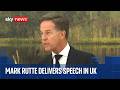 NATO boss delivers speech on future of alliance