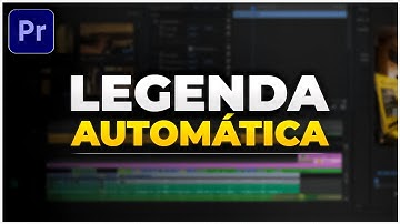 LEGENDA AUTOMÁTICA no Adobe PREMIERE PRO 2023