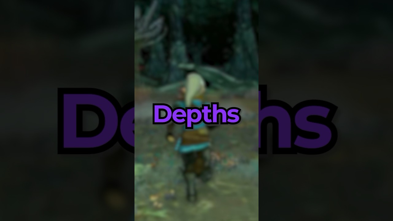 How were the DEPTHS CREATED in Tears of the Kingdom?