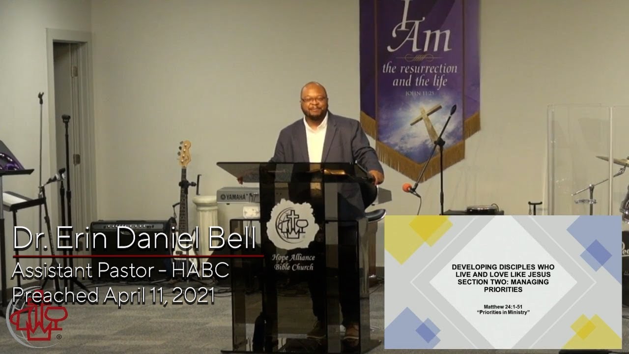 PRIORITIES IN MINISTRY