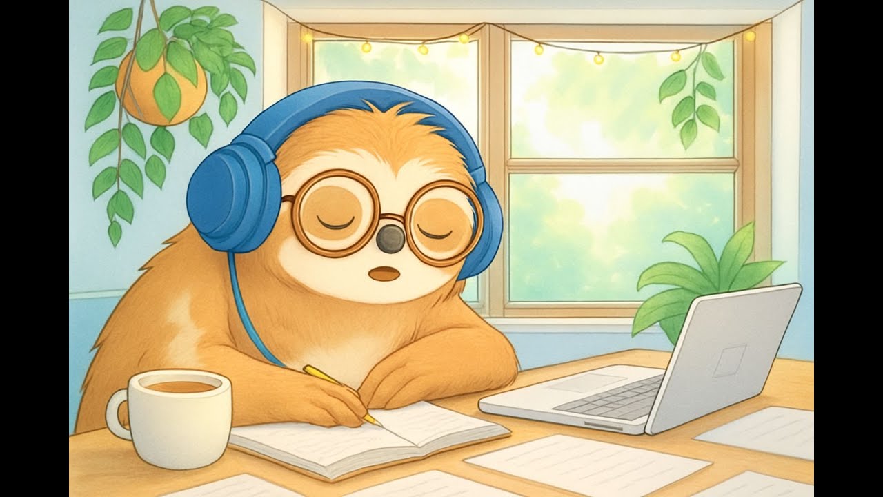 LoFi Sloth Beats 🦥 | Chill Music to Relax, Study & Work