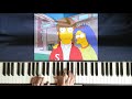 Homer&#39;s life (Piano Cover)