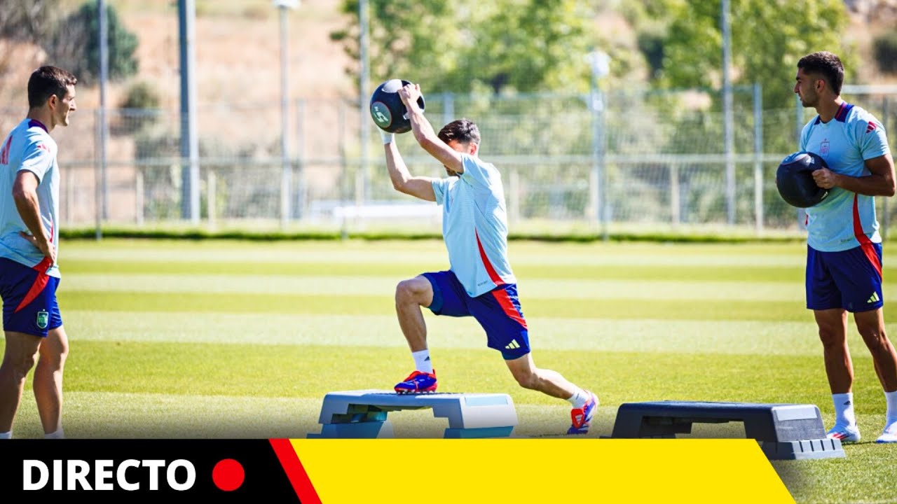 DIRECTO: Entrenamiento de la selección, previo al partido contra el Andorra en Badajoz