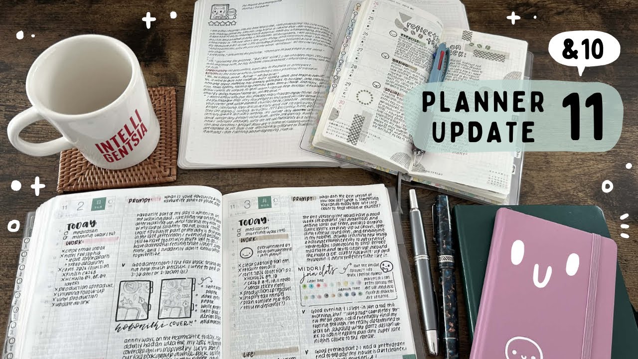 October & November 2025 Planner Update | Hobonichi, Reading, Commonplace, ADHD, Recipes