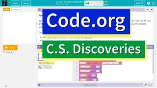 Celebrity Code.org Lesson 9.2 Sprite Properties | Tutorial with Answers | Unit 3 CS Discoveries Wealth