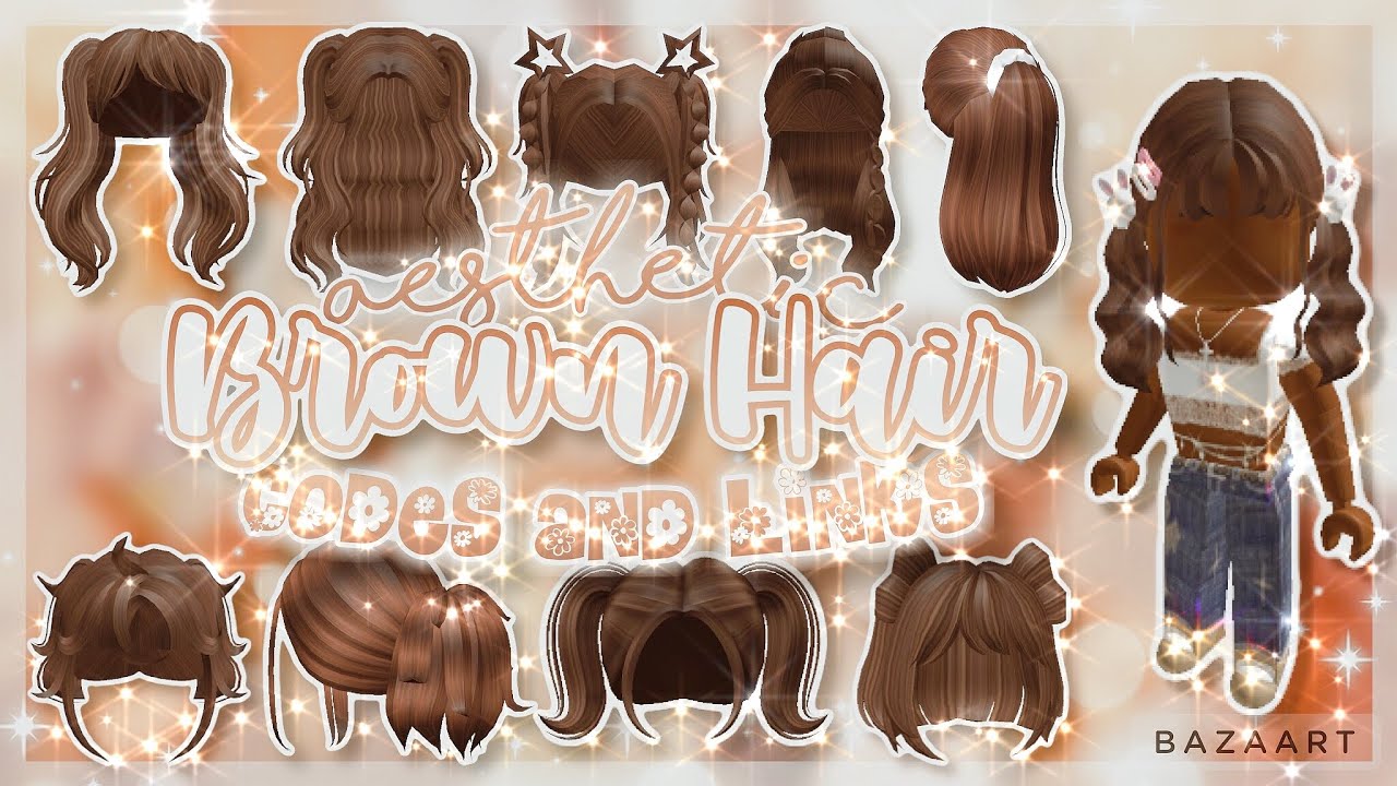 Brown Hair Codes for Roblox/Bloxburg (Wolf Cut, Etc)⭐️ 