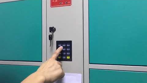 self password smart locker operation steps from Luoyang Outstar