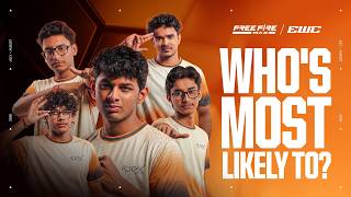 Team Apex Gaming Exposes Each Other | Most Likely To | Free Fire MAX | EWC26 screenshot 3