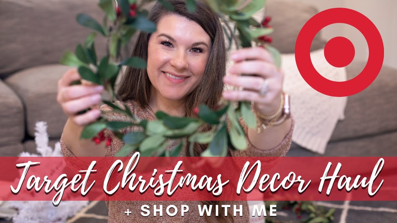 Target Christmas Decor Haul + Shop With Me YouTube