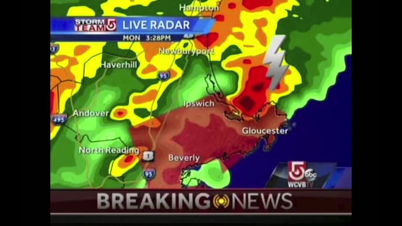 WCVB JULY 2013 Tornado Warning Part 1 YouTube