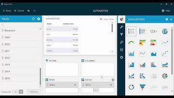 Create a visualization with excel data on Google Drive with ReportPlus Desktop