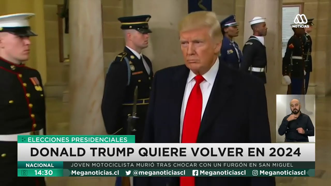 Mundo | Donald Trump quiere volver a la Casa Blanca en 2024 - YouTube