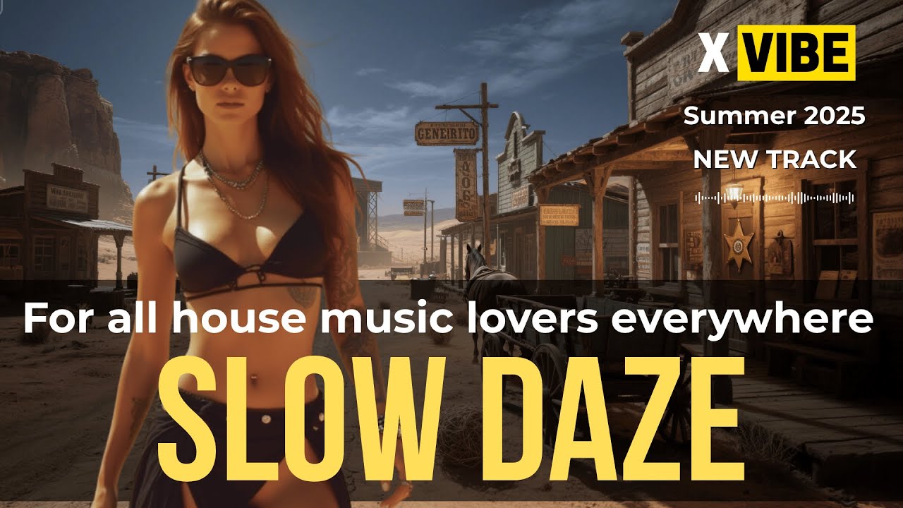 Slow Daze | Cinematic Desert House Music in Abandoned Town