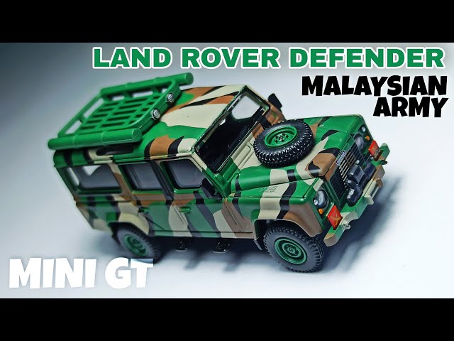 UNBOXING DIECAST MINI GT LAND ROVER DEFENDER 110 MALAYSIAN