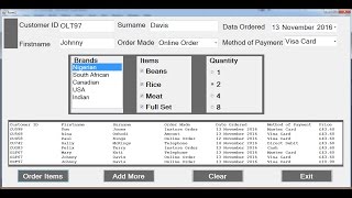 Create inventory system in visual basic.net using listbox, textbox,
checkbox, radio buttons, labels, if statement and for loops to support
more videos from d...