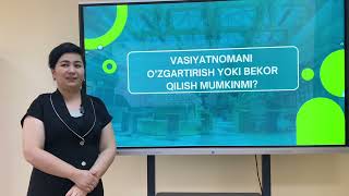 Vasiyatnoma bo'yicha vorislik