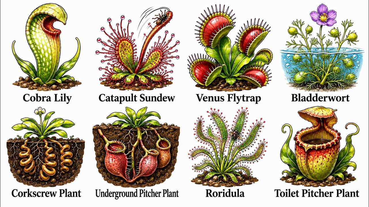 Carnivorous Plant Adaptations for Nutrient Acquisition