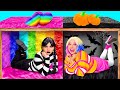 Yatağın Altındaki Gizli Odalar ile Wednesday Addams | Eğlenceli Anlar Challenge Fun