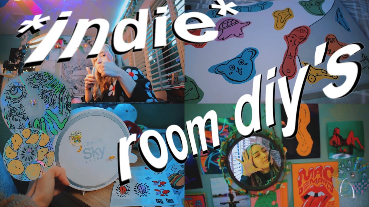 making indie room decor! *decorate with me* - YouTube