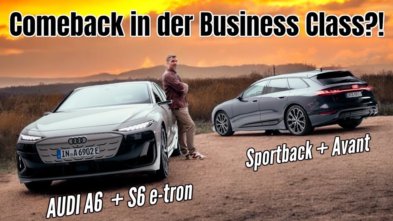 Audi A6 + S6 e-tron: AVANT oder SPORTBACK? Elektrische Business Class kommt auch als Kombi | Check