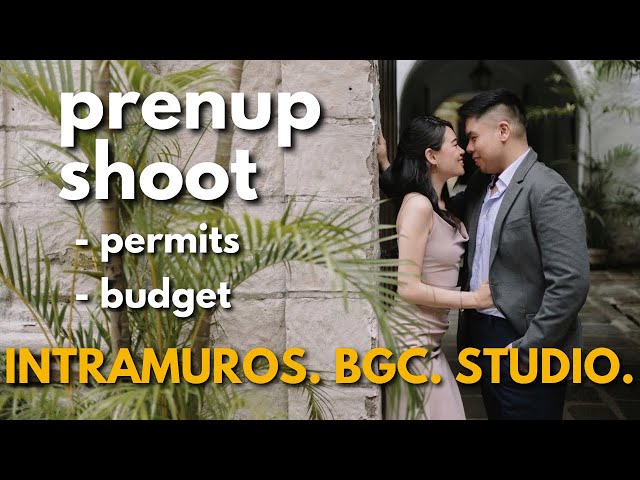 HOW MUCH: PRENUP SHOOT IN MANILA? | BGC, Intramuros, Artisano Studio | Ready2Wed Series class=