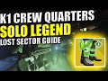 Solo K1 Crew Quarters Legend Lost Sector [Platinum] [1320]