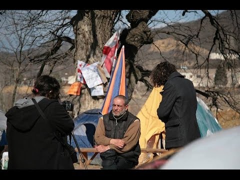 ფართომასშტაბიანი გაფიცვა კაზრეთში, \'მწვანე მუშტის\' სიუჟეტი