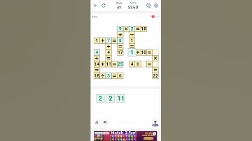 Crossmath - Math Puzzle Games || Stage 41 #googleplaygamer #shorts #gpgyt #crossmath