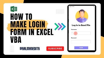 Excel VBA Login Form Creation Tutorial! 👨‍💻🔐