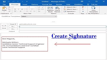 Outlook Email l How to Create or Add an Email Signature in Outlook?