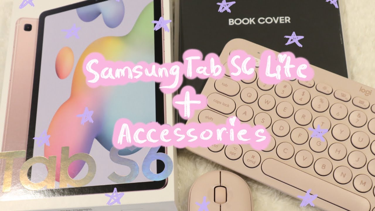 Samsung Galaxy S6 Lite Unboxing+ Accessories 📱⌨️