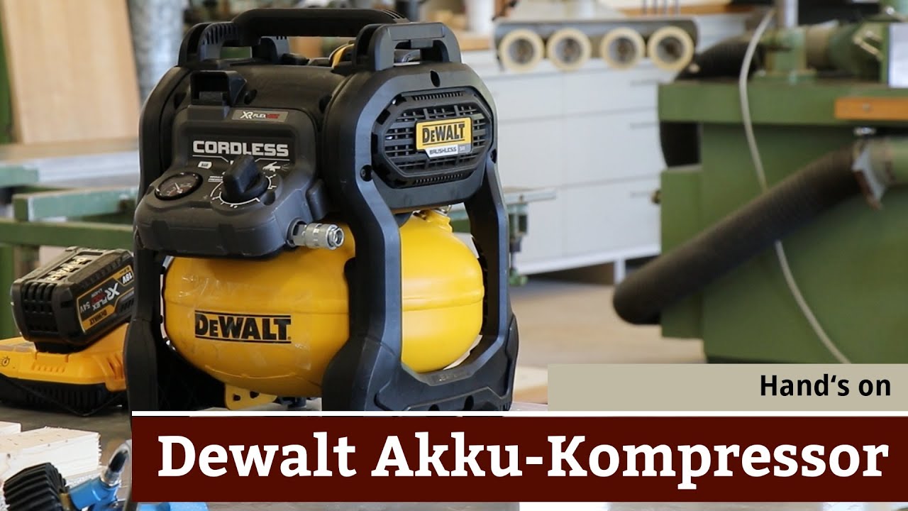 Dewalt Akku-Kompressor DC1054N (Hand's on) 