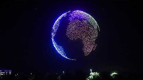 1,500 Drones Fly Simultaneously | Intel | Guinness World Record | One Shot Creationz