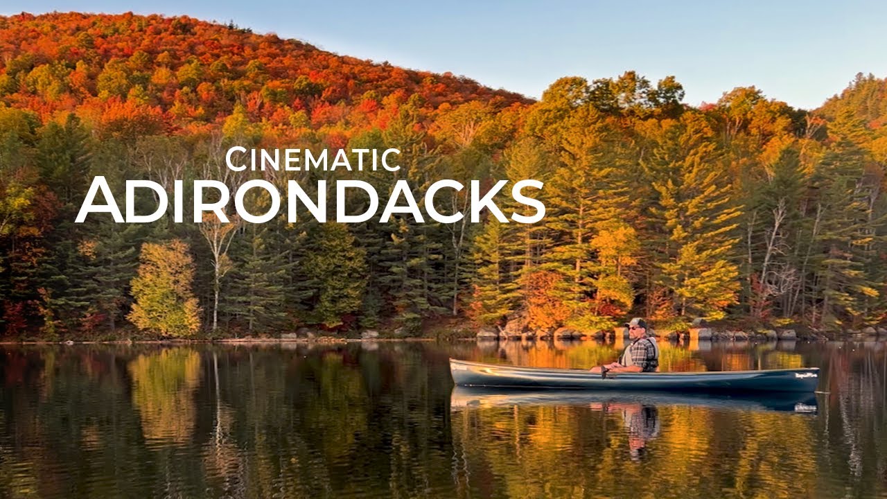 Cinematic Adirondack Canoeing | Peaceful Wilderness Paddling | Piano Relaxation