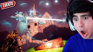 EVENTO FINAL de ESTATUA y CAJA PANDORA en FORTNITE !😱 Mi Reacción! - JorgeIsaac115