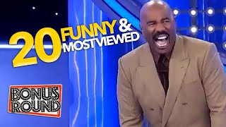 20 Steve Harvey Most Viewed \& Funny Answers On Family Feud