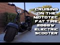Cruising On The MotoTec 2000w Fat Tire Electric Scooter